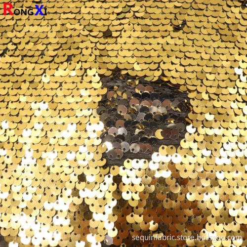 6mm Hot Selling Large Sequin Fabric Green